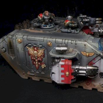 Grey Knights Land Raider by stalkerminsky