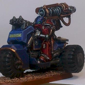 Master of the forge on bike with conversion beam - Maître de forge à moto avec faisceau de conversio by Utshe