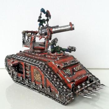 Orks Tank Battlewagon- unique conversion by GobBoss