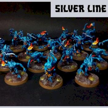 Warhammer Aos Blue Horrors & Brimstone Horrors by OrcoNero
