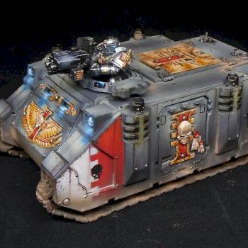 Grey Knights Rhino by stalkerminsky