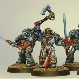 Grey Knights Strike force squad and psyker - Archiviste et Chevaliers Gris by Utshe