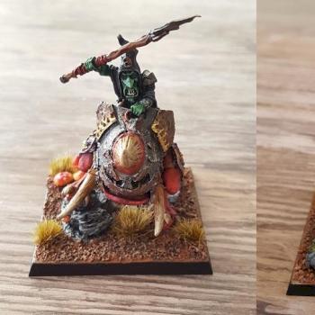 Goblin Squig rider by Nitwit