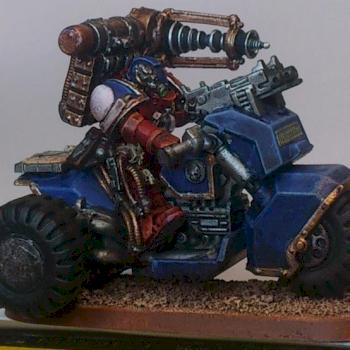 Master of the Forge on Bike with Conversion Beam - Maître de forge à moto et faisceau de conversion by Utshe