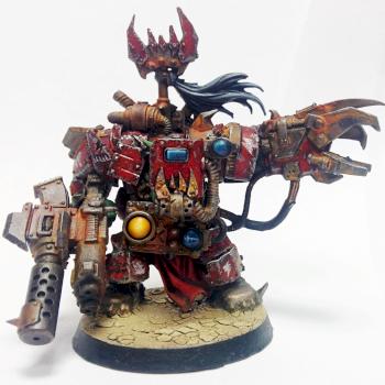 Mega-armoured warboss by Moolet