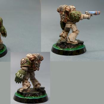 Pre-Heresy Death guard sergent by Minodrec