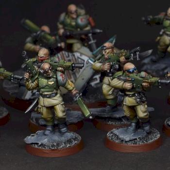 Genestealer Cult Guardsmen Hybrids by stalkerminsky
