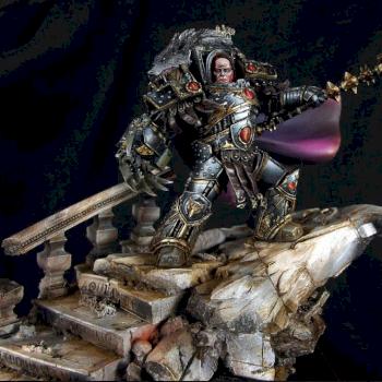 Horus Lupercal Warmaster of Chaos Sons of Horus Primarch by lilloser