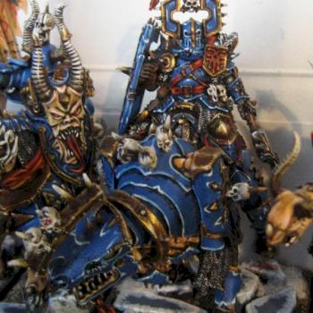 Chaos Lord on Juggernaut by trollslayer