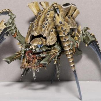 Scratch built Epic scale Tyranid Hydraphant Bio Titan by Warmaster Nice