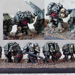 Converted Epic scale Typhus Herald of Nurgle by Warmaster Nice