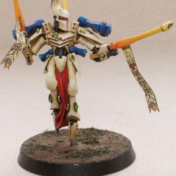 Epic scale Eldar Revenant Titan by Warmaster Nice