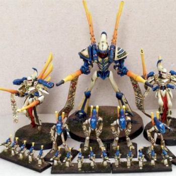 Small Epic scale Eldar army by Warmaster Nice