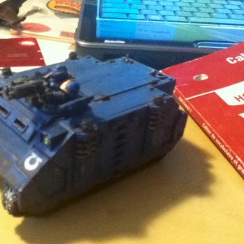 Ultramarines Rhino (front view) by Boamonster
