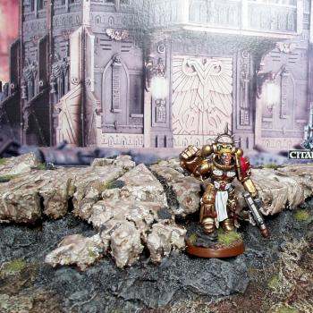 Blood Angels Captain Tycho by vitor