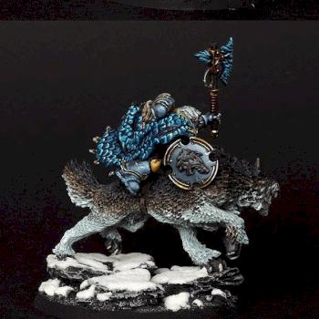 Space Wolves Lord on Thunderwolf by BloodyBeast.com