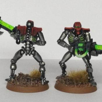 Necron Warriors by Vet Sgt Ezekiel