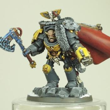 Space Wolves Terminator Wolf Lord by prowla