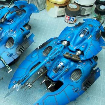 Alaitoc Eldar Grav Tanks by Vet Sgt Ezekiel
