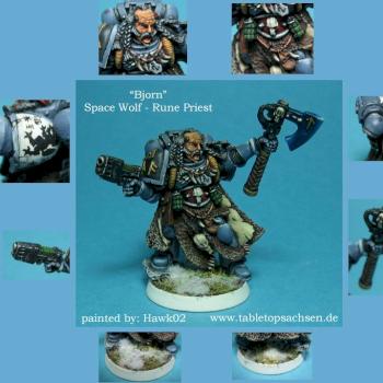 Bjorn - Space Wolves Rune Priest by Hawk02