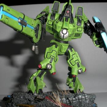 TAU BATTLESUIT COMMANDER SHAS'O R'ALAI by TheDarkApostle