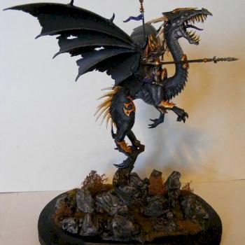 Dark Elf Dragon by Eclipseddstny