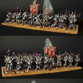 Beastmen Bestigors of Slaanesh Horde by BloodyBeast.com