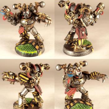 Chaos Space Marine Iron Warrior Lord by Olaf Paint
