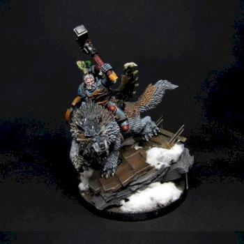 Wolf Lord on Thunderwolf by Daith