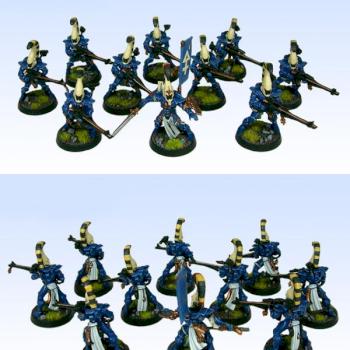Eldar Dire Avengers by Brokenblade