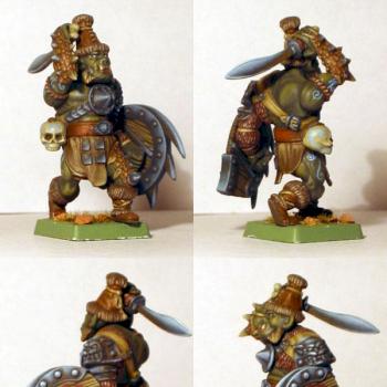 Ork swordsman by Mos