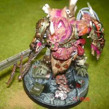 DAEMON PRINCE OF NURGLE (upper view for base) by PlagueBearer