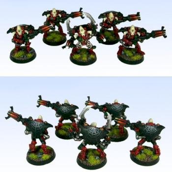 Eldar Warp Spiders by Brokenblade