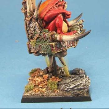 Forgeworld slann mage on Palanaquin. by demonherald