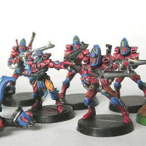 Eldar squad by Basilevs