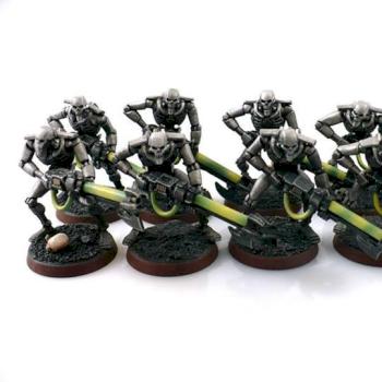 Necron Warriors by Czuprynsky