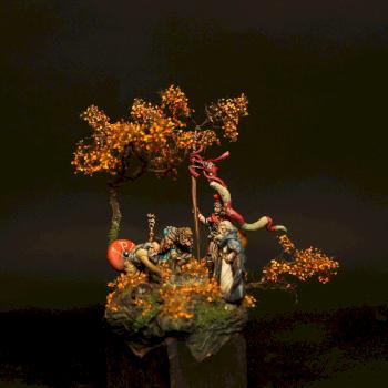 king arthur sculpdted by cosimo auricchio 28mm by irminsul