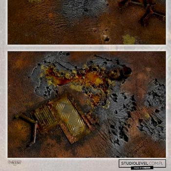 RUSTY MODULAR 72x48 GAMEBOARD scenery terrain by studiolevel