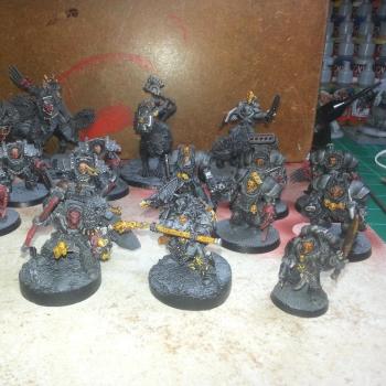 Space Wolf 13th Company WIP Force by Kult69