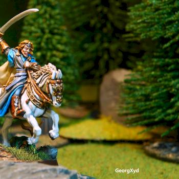 Glorfindel on Asfaloth GW LotR by GeorgXyd