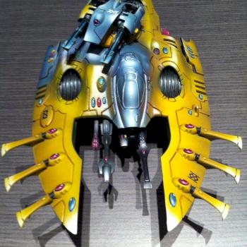 Iyanden Eldar Wave Serpent by Kelesis