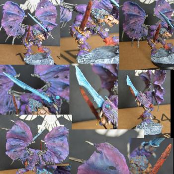 warhammer 40k chaos space marine daemon prince by bobflow