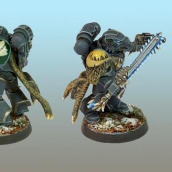 Wolf Guard Battle Leader by mercbat
