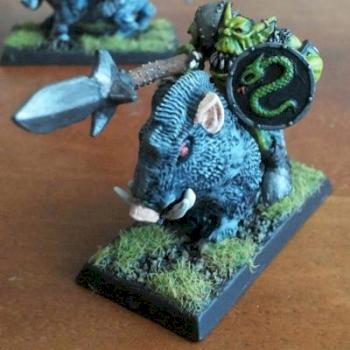 Orc Boar Boyz by Troll Panzuto