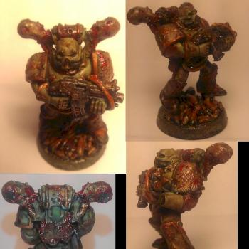 Plague Marine by Nurglelite