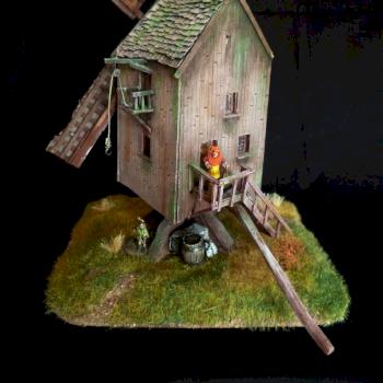 Mounted Windmill by Lasse