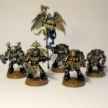 Spaces Marines Army - Command Squad by Ismaël A