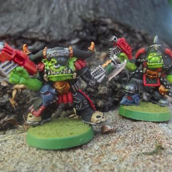 Goff Ork Bosses by Count Von Bruno