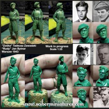 Polish Boy Scout resistance leaders. by Scibor