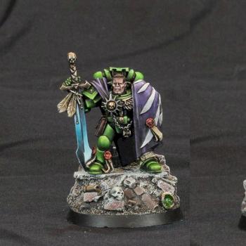 Captain Astelan of the Dark Angels by HellfireQC